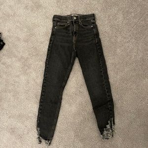 Topshop Jamie petite washed jeans